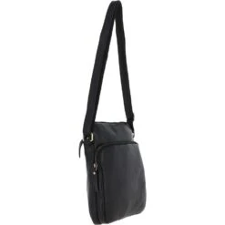 Michigan Leather Body Bag Black : M-52 -Luxe Style Central michigan leather body bag black m 52 p3973 17153 image