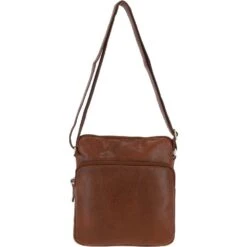 Michigan Leather Body Bag Cognac : M-52