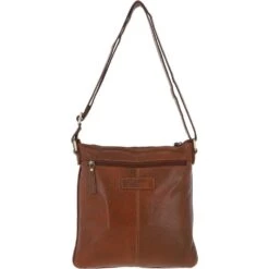 Michigan Leather Body Bag Cognac: M-60 -Luxe Style Central michigan leather body bag cognac m 60 p3990 17108 image