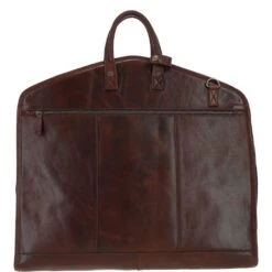 Michigan Leather Suit Carrier Tempo Brown: 8145 -Luxe Style Central michigan leather suit carrier tempo brown 8145 p4025 17273 image