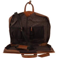 Michigan Leather Suit Carrier Tempo Tan : 8145 -Luxe Style Central michigan leather suit carrier tempo tan 8145 p4026 17276 image