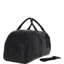 Michigan Leather Travel Holdall Black : M-58 -Luxe Style Central michigan leather travel holdall black m 58 p3985 17085 image