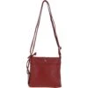 Mini Leather Shoulder Bag Red: AJ-630 -Luxe Style Central mini leather shoulder bag red aj 630 p4353 18632 image