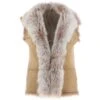 Reversible Toscana Suede Leather Gilet Camel : Kashmina -Luxe Style Central reversible toscana suede leather gilet camel kashmina p8023 28589 image