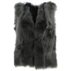 Reversible Toscana Suede Leather Gilet Green : Kashmina -Luxe Style Central reversible toscana suede leather gilet green kashmina p8024 28575 image