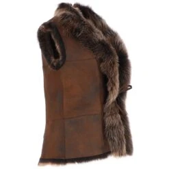 Reversible Toscana Suede Leather Gilet Vin Whisky : Kashmina -Luxe Style Central reversible toscana suede leather gilet vin whisky kashmina p8026 28598 image