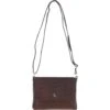 Rosea Flap Over Croc Print Real Leather Shoulder Bag Brandy/croc: MC6 -Luxe Style Central rosea flap over croc print real leather shoulder bag brandy croc mc6 p6850 25312 image