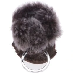 Sheepskin Boot Key Ring : Brown/Snuff -Luxe Style Central sheepskin boot key ring brown snuff p3404 14839 image