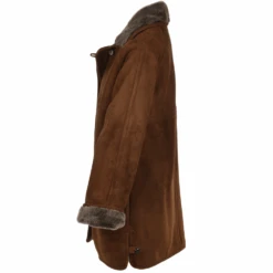 Sheepskin Coat Brown : Florence -Luxe Style Central sheepskin coat brown florence p860 3708 image