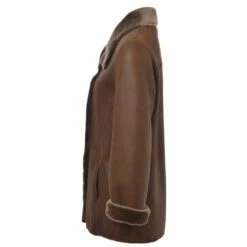 Sheepskin Coat Tobacco : Anthea -Luxe Style Central sheepskin coat tobacco anthea p95 347 image