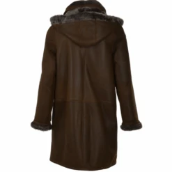 Sheepskin Coat Tobacco : Olivia -Luxe Style Central sheepskin coat tobacco olivia p851 3699 image
