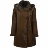 Sheepskin Coat Tobacco : Olivia