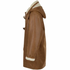 Sheepskin Duffle Tan : Magnus -Luxe Style Central sheepskin duffle tan magnus p811 3473 image
