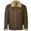 Sheepskin Flying Jacket Antique : Hunter -Luxe Style Central sheepskin flying jacket antique hunter p804 3404 image