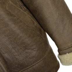Sheepskin Flying Jacket Antique : Hunter -Luxe Style Central sheepskin flying jacket antique hunter p804 3407 image
