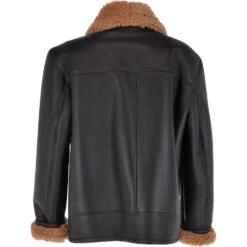 Sheepskin Flying Jacket Black Ginger : Hunter 8 Sheepskin Flying Jacket Black Ginger : Hunter -Luxe Style Central sheepskin flying jacket black ginger hunter p3004 13245 image