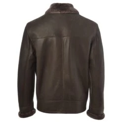 Sheepskin Flying Jacket Mouse Cotton : Hunter -Luxe Style Central sheepskin flying jacket mouse cotton hunter p105 353 image