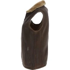 Sheepskin Gilet Antique: Andorra -Luxe Style Central sheepskin gilet antique andorra p4160 17793 image