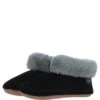 Sheepskin Slippers Black Leopard: Ladies Booties -Luxe Style Central sheepskin slippers black leopard ladies booties p7976 28493 image