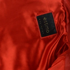 Short Vegetable Tanned Leather Biker Jacket Red : Jenner -Luxe Style Central short vegetable tanned leather biker jacket red jenner p2292 10502 image