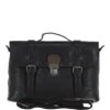 Small Leather Work Briefcase Black/mud : 4553 2 Small Leather Work Briefcase Black/mud : 4553 -Luxe Style Central small leather work briefcase black mud 4553 p631 20261 image