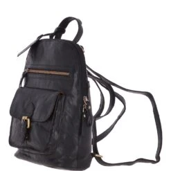 Small Vintage Leather Backpack Black – G25 -Luxe Style Central small vintage leather backpack black g25 p3758 16375 image