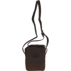 Small Vintage Leather Messenger Bag Brown: Miro -Luxe Style Central small vintage leather messenger bag brown miro p4218 18017 image
