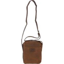 Small Vintage Leather Messenger Bag Tan: Miro -Luxe Style Central small vintage leather messenger bag tan miro p4219 18021 image