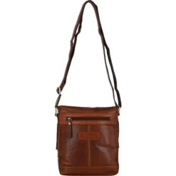 Small Vintage Wash Leather Travel Bag Tan: G-31 -Luxe Style Central small vintage wash leather travel bag tan g 31 p3910 16859 image