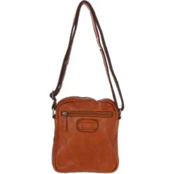 Small Vintage Wash Leather Travel Bag Tan : GIN -Luxe Style Central small vintage wash leather travel bag tan gin p6188 22237 image
