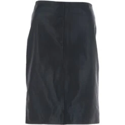 Stylish Leather Pencil Skirt Black: SK 23