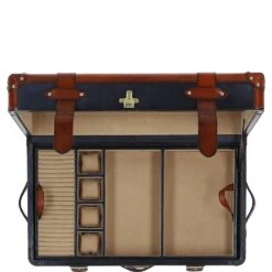 Stylish Vintage Leather Dressing Table/Living Drawer Royal Blue: TBZ1UCO605 -Luxe Style Central stylish vintage leather dressing table living drawer royal blue tbz1uco605 p7706 27850 image