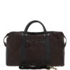 Suede And Leather Luxury Holdall Grey : Harrington -Luxe Style Central suede and leather luxury holdall grey harrington p4317 18464 image