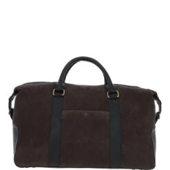Suede And Leather Luxury Holdall Grey : Harrington -Luxe Style Central suede and leather luxury holdall grey harrington p4317 18466 image