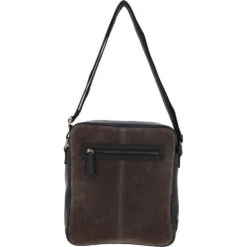 Suede And Leather Luxury Tablet Friendly Body Bag Grey: Dani -Luxe Style Central suede and leather luxury tablet friendly body bag grey dani p4314 18454 image