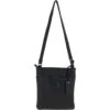 Tab Small Zip Top Leather Cross Body Bag Black -Luxe Style Central tab small zip top leather cross body bag black p189 18540 image