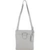 Tab Small Zip Top Leather Cross Body Bag Chalk -Luxe Style Central tab small zip top leather cross body bag chalk p6649 24248 image