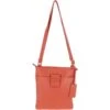 Tab Small Zip Top Leather Cross Body Bag Orange -Luxe Style Central tab small zip top leather cross body bag orange p4339 18588 image