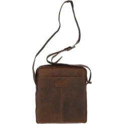 Tablet Friendly Medium Vintage Leather Body Bag Tan: Paddy -Luxe Style Central tablet friendly medium vintage leather body bag tan paddy p4223 18013 image