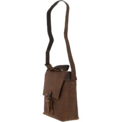 Tablet Friendly Medium Vintage Leather Messenger Bag Tan: Monti -Luxe Style Central tablet friendly medium vintage leather messenger bag tan monti p4221 18028 image