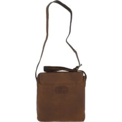 Tablet Friendly Medium Vintage Leather Messenger Bag Tan: Monti -Luxe Style Central tablet friendly medium vintage leather messenger bag tan monti p4221 18029 image