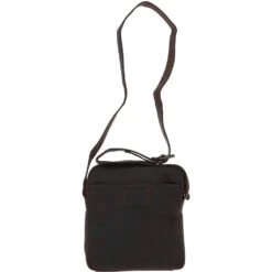 Tablet Friendly Small Vintage Leather Body Bag Brown: Patty -Luxe Style Central tablet friendly small vintage leather body bag brown patty p4224 18033 image