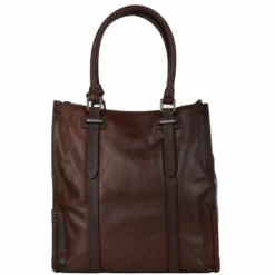 The Bridge Italian Bag Unisex Shopper Work Bag Dark Brn/ruthenium - 065004 1P 1B NH -Luxe Style Central the bridge italian bag unisex shopper work bag dark brn ruthenium 065004 1p 1b nh p1993 8893 image