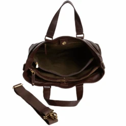 The Bridge Italian Large Travel Work Bag Brown - 064474 1H 14 NH -Luxe Style Central the bridge italian large travel work bag brown 064474 1h 14 nh p2092 9335 image