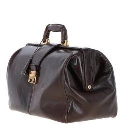 The Bridge Italian Leather Dr Bag Dark Brown: 006800301 17 -Luxe Style Central the bridge italian leather dr bag dark brown 006800301 17 p6311 22933 image
