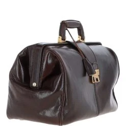 The Bridge Italian Leather Dr Bag Dark Brown: 006800301 17 -Luxe Style Central the bridge italian leather dr bag dark brown 006800301 17 p6311 22935 image