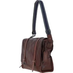 The Bridge Italian Leather Travel Messenger Bag Brown: 0550441P 8 The Bridge Italian Leather Travel Messenger Bag Brown: 0550441P -Luxe Style Central the bridge italian leather travel messenger bag brown 0550441p p6313 22913 image