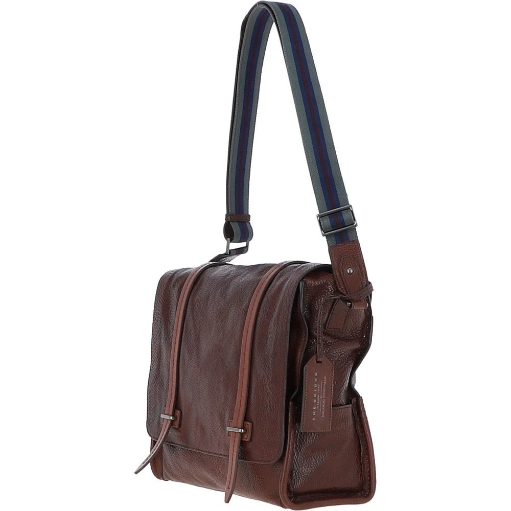 The Bridge Italian Leather Travel Messenger Bag Brown: 0550441P 4 The Bridge Italian Leather Travel Messenger Bag Brown: 0550441P - Image 2