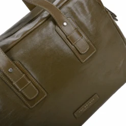 The Bridge Italian Travel Bag Moss Green/ruthenium - 61205 01 4B NH -Luxe Style Central the bridge italian travel bag moss green ruthenium 61205 01 4b nh p1794 7905 image