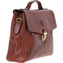 The Bridge Medium Italian Travel Briefcase Brown: 006401101 14 -Luxe Style Central the bridge medium italian travel briefcase brown 006401101 14 p6303 22872 image